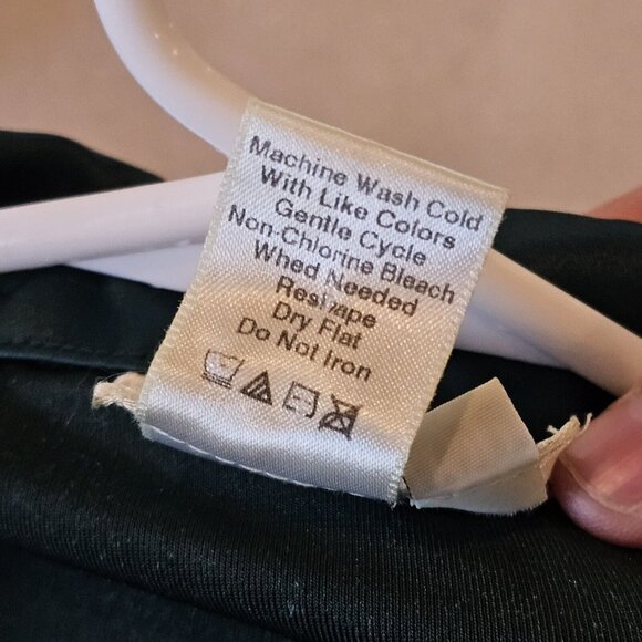 Vintage Y2K Dark Green Velvet Blazer Formal Satin Bows Detail Sz 12 Whimsigoth - Picture 9 of 10